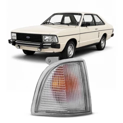 Lanterna Pisca Dianteira Corcel 2 Belina 2 Del Rey Pampa 1983 a 1991 Cristal Modelo Cibie