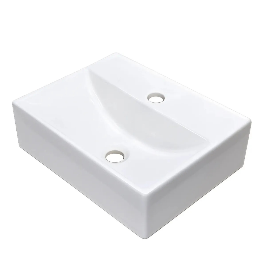 Cuba 26x37cm de Porcelana Louça Esmaltada Branca Mahhu Meddium com Válvula Click · foto 2