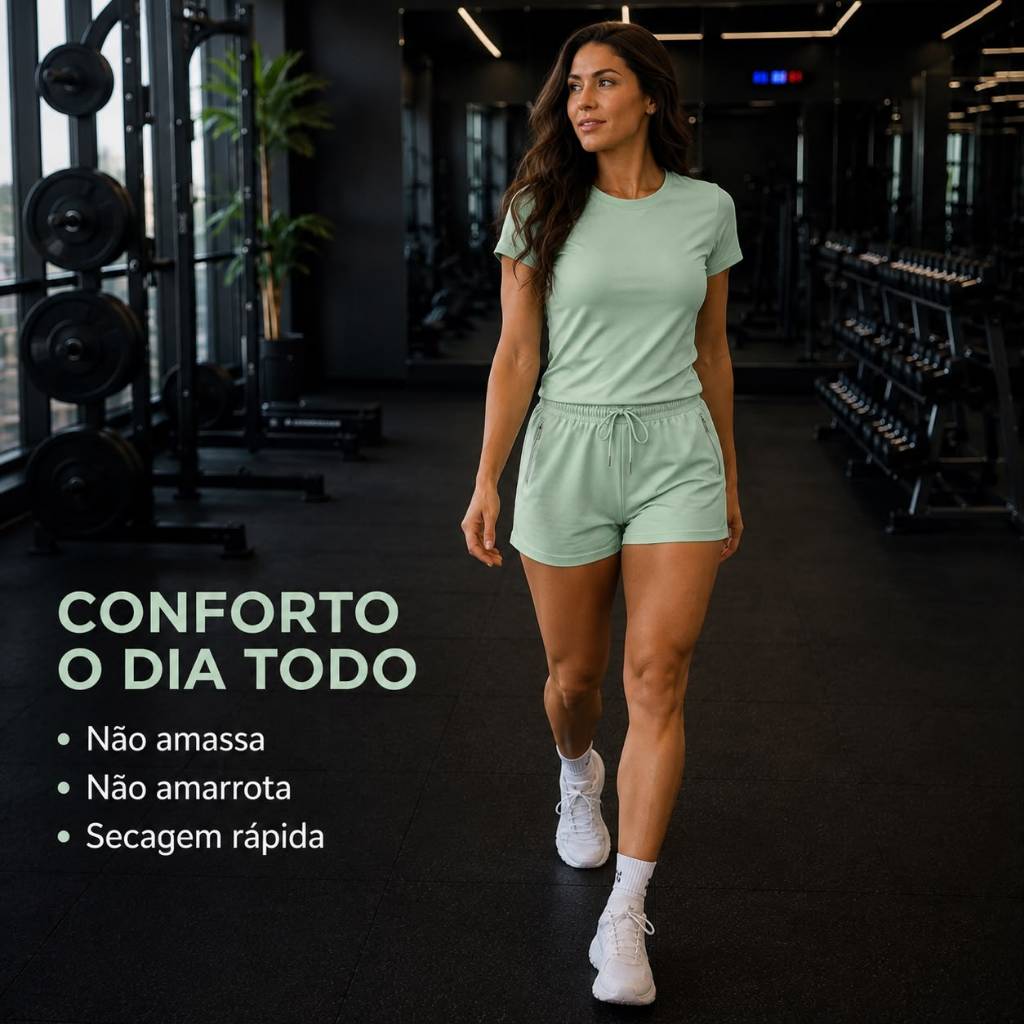 Conjunto Academia Feminino Dry Fit com Short — foto 4