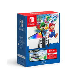 Console Nintendo Switch OLED + Super Mario Bros + 3 Meses NSO