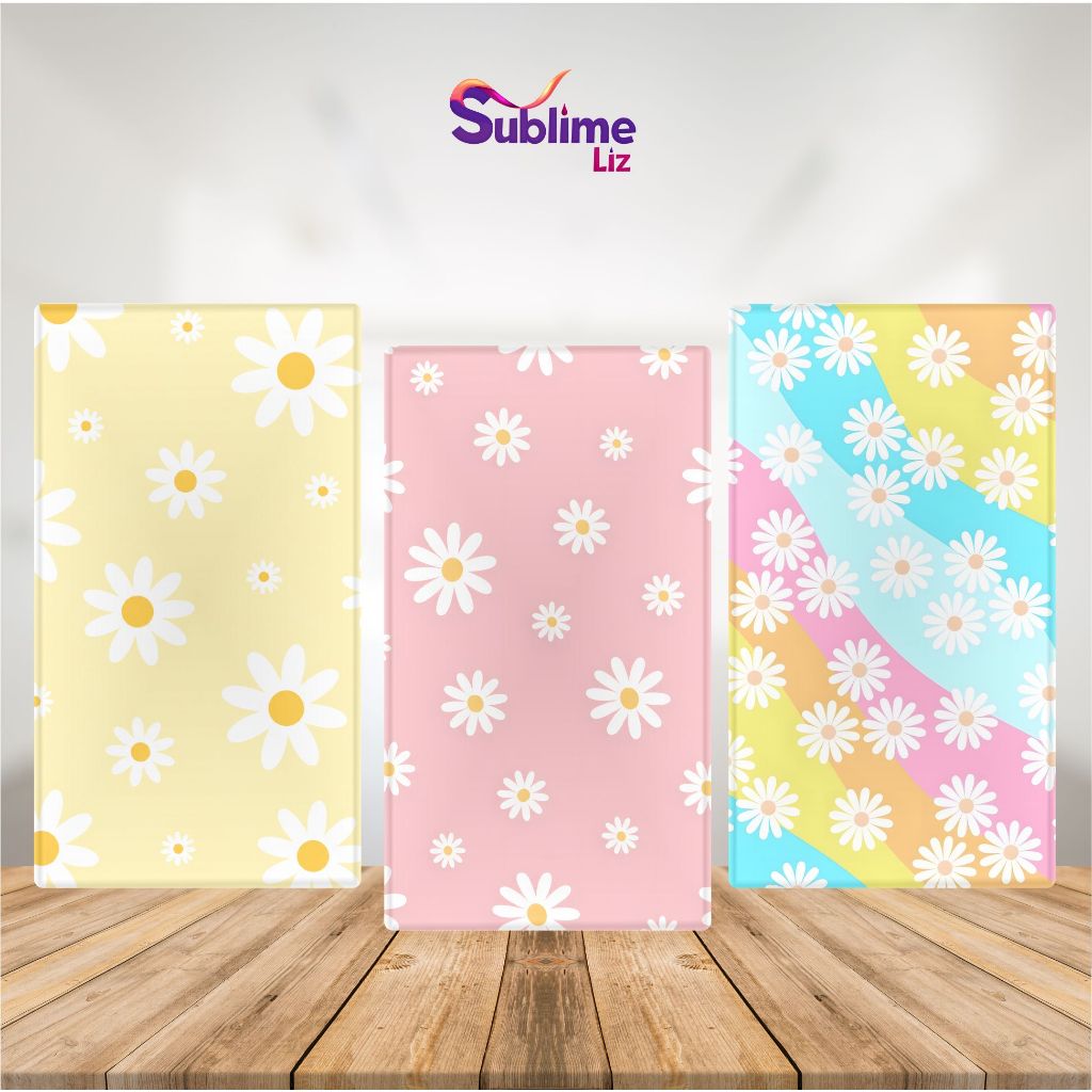 Lateral Sublimada Margaridas 2X1 – Painel Decorativo para Festa Retangular ou Romano Com Elástico