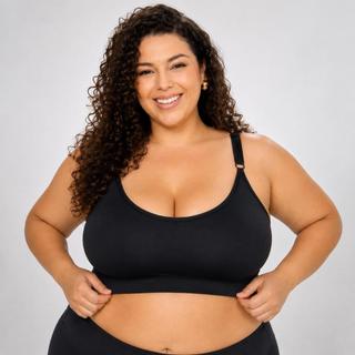 Sutiã Sem Bojo 50 Ao 60 Plus Size Microfibra Lateral Larga super confortável