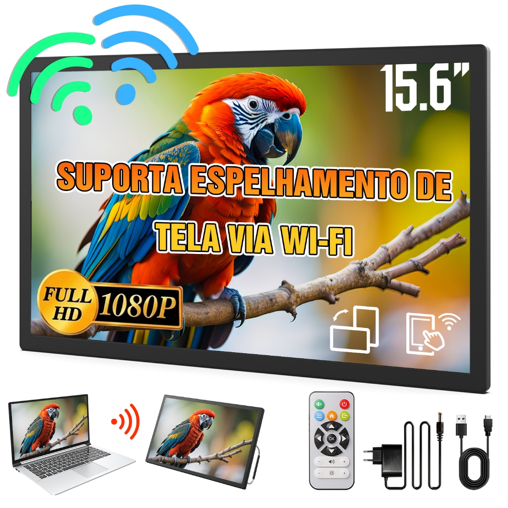 laptop Monitor 15.6 ''1920 * 1080p 4k fhd ips Gamer Portátil 15.6'' Full Hd 60hz