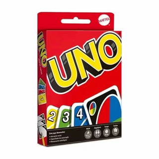 UNO Jogo de Cartas Baralho Edição Clássica - Versão Premium Baralho de Alta Qualidade - Diversão Garantida