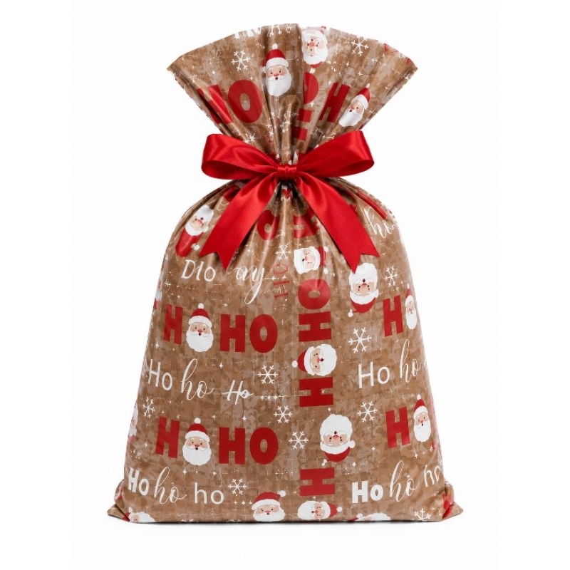 50 sacos de presentes metalizados de natal 15x2 ao 45x60 — imagem 2 de 2