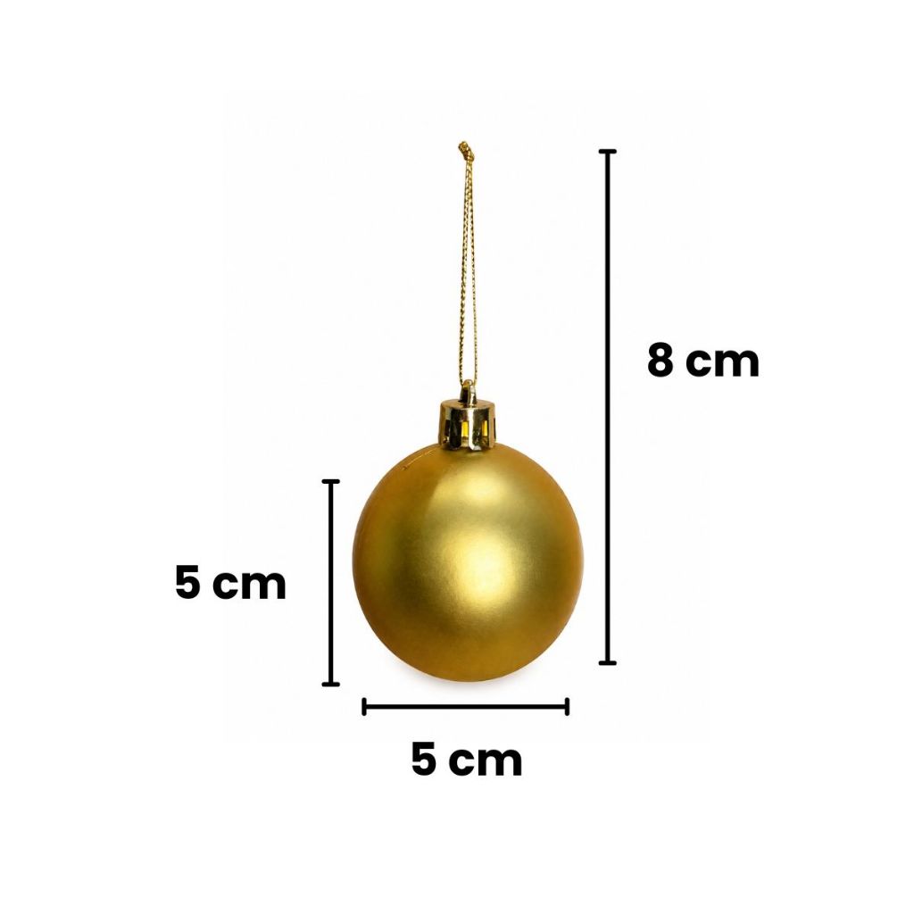 Kit 12 Bolinha De Natal Lisa Enfeite Para Arvore Decoração · foto 2