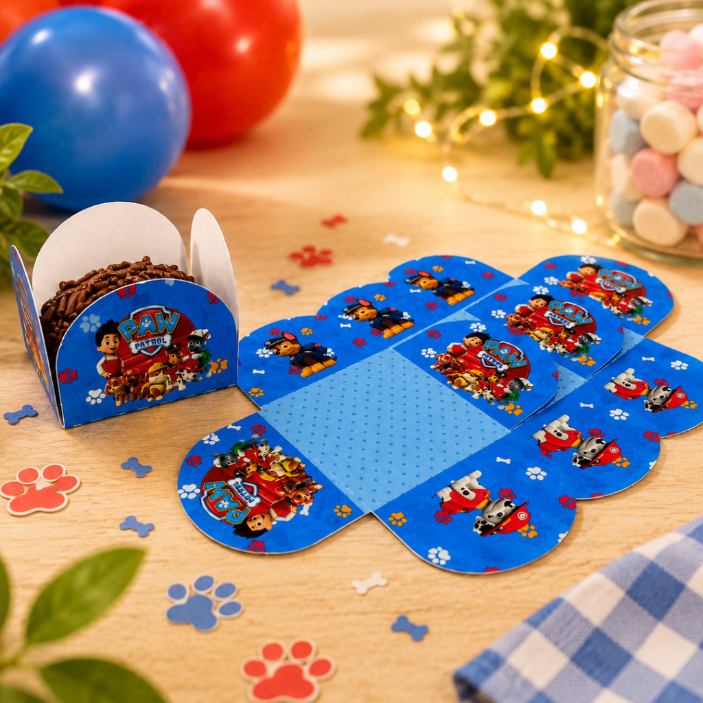 Forminha de Doces Patrulha Canina Personalizada / Lembrancinha de Festa / Aniversário Infantil