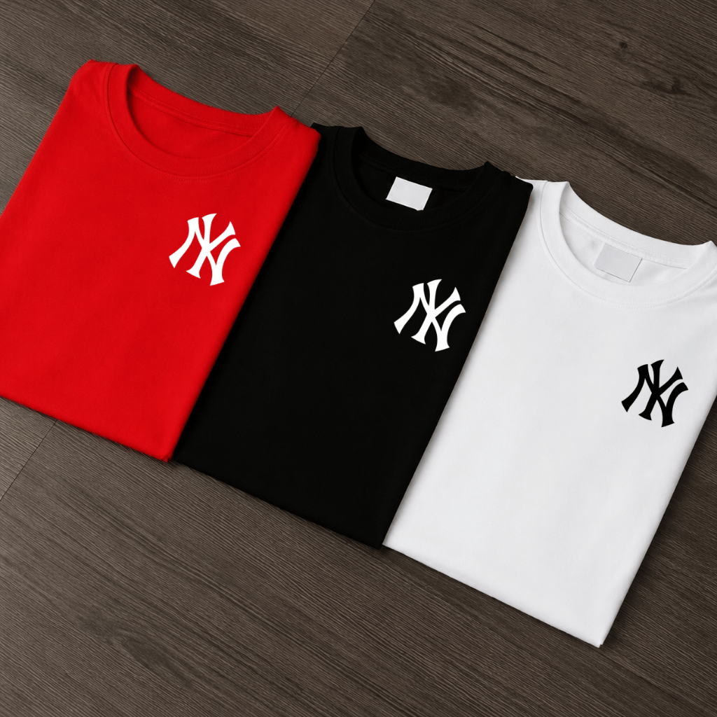 Kit 3 Camisetas Masculina Feminina Estampada Streetwear Básica Manga Curta Casual Moda tendencia