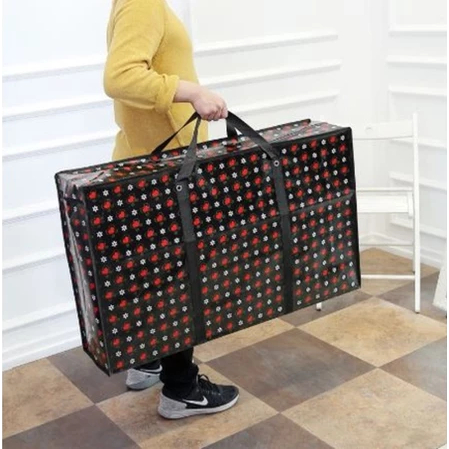 KIT 3 Sacolão Bolsa Impermeávelcom Ziper Resistente - Grande e Estiloso para Viagens, Mudanças e Compras