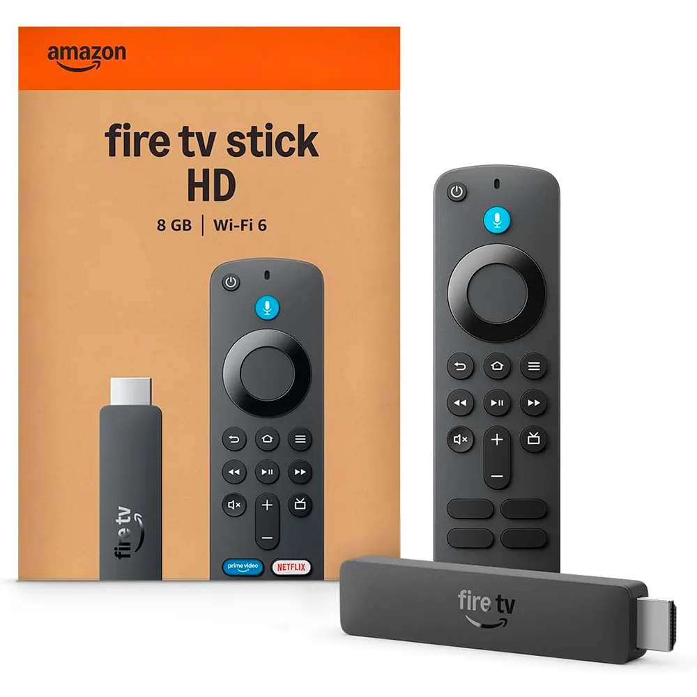 Fire Stick HD 2ª Geração com Controle Remoto por Voz com Alexa