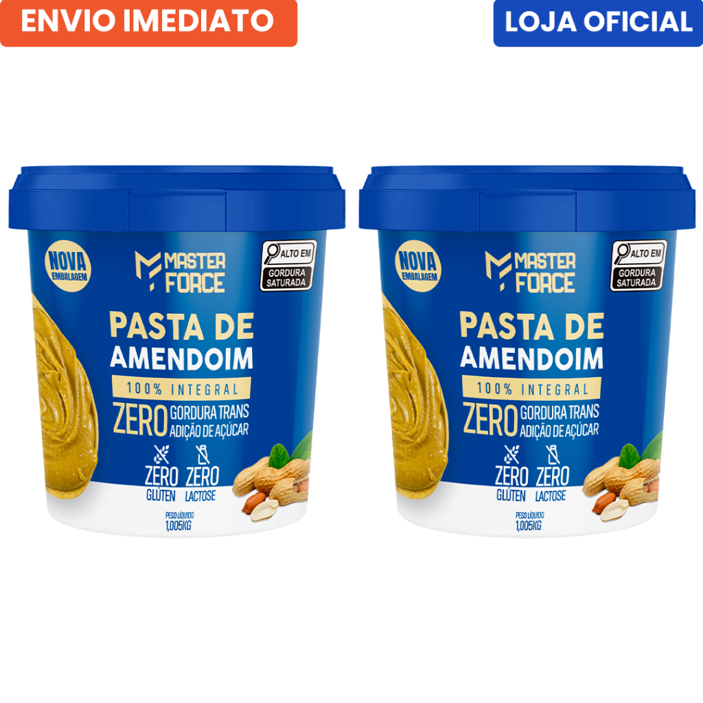 Kit 2 Pastas de Amendoim Integral 1,005KG