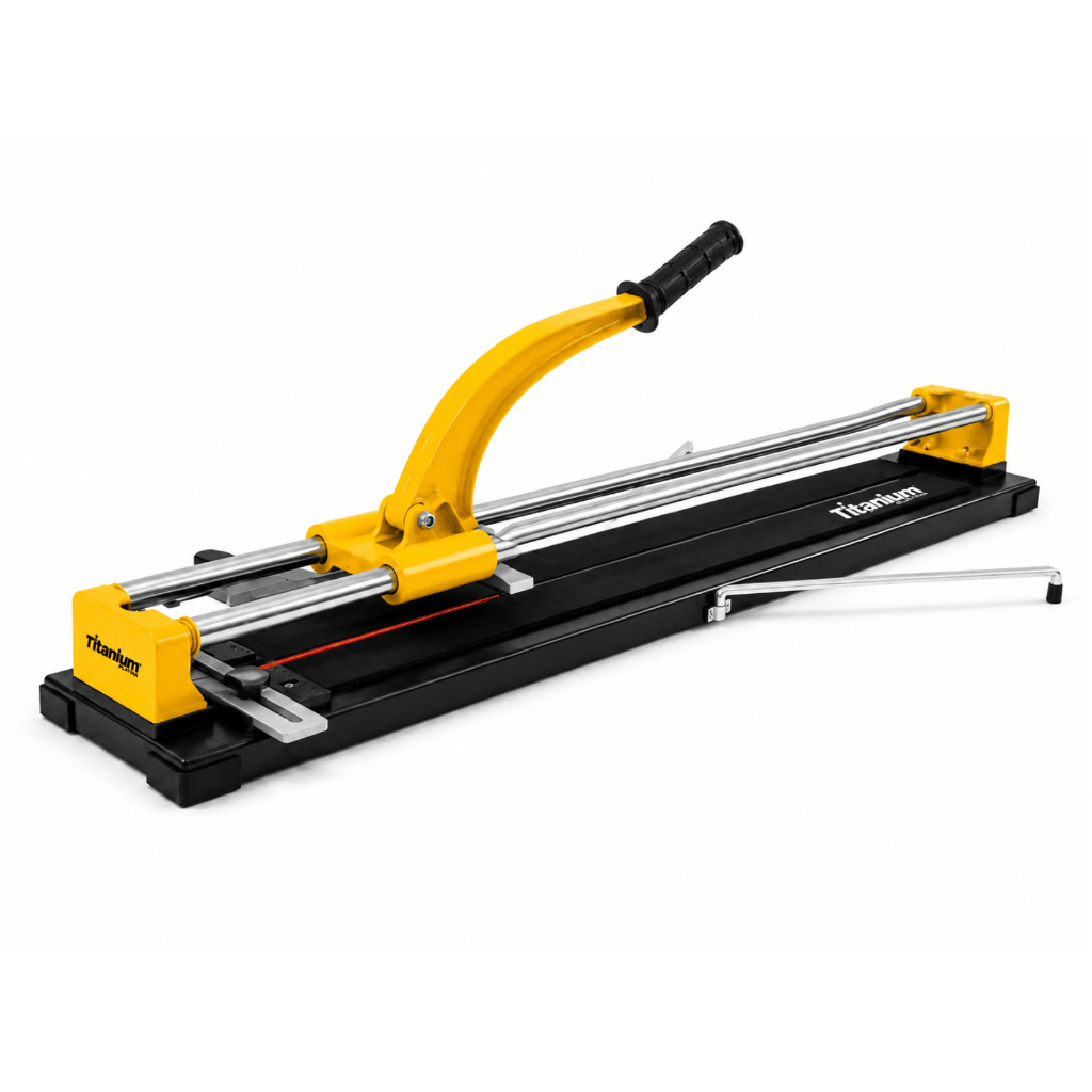 Cortador de Piso Cerâmica Azulejo 800mm Manual com Guia Laser Titanium Platina