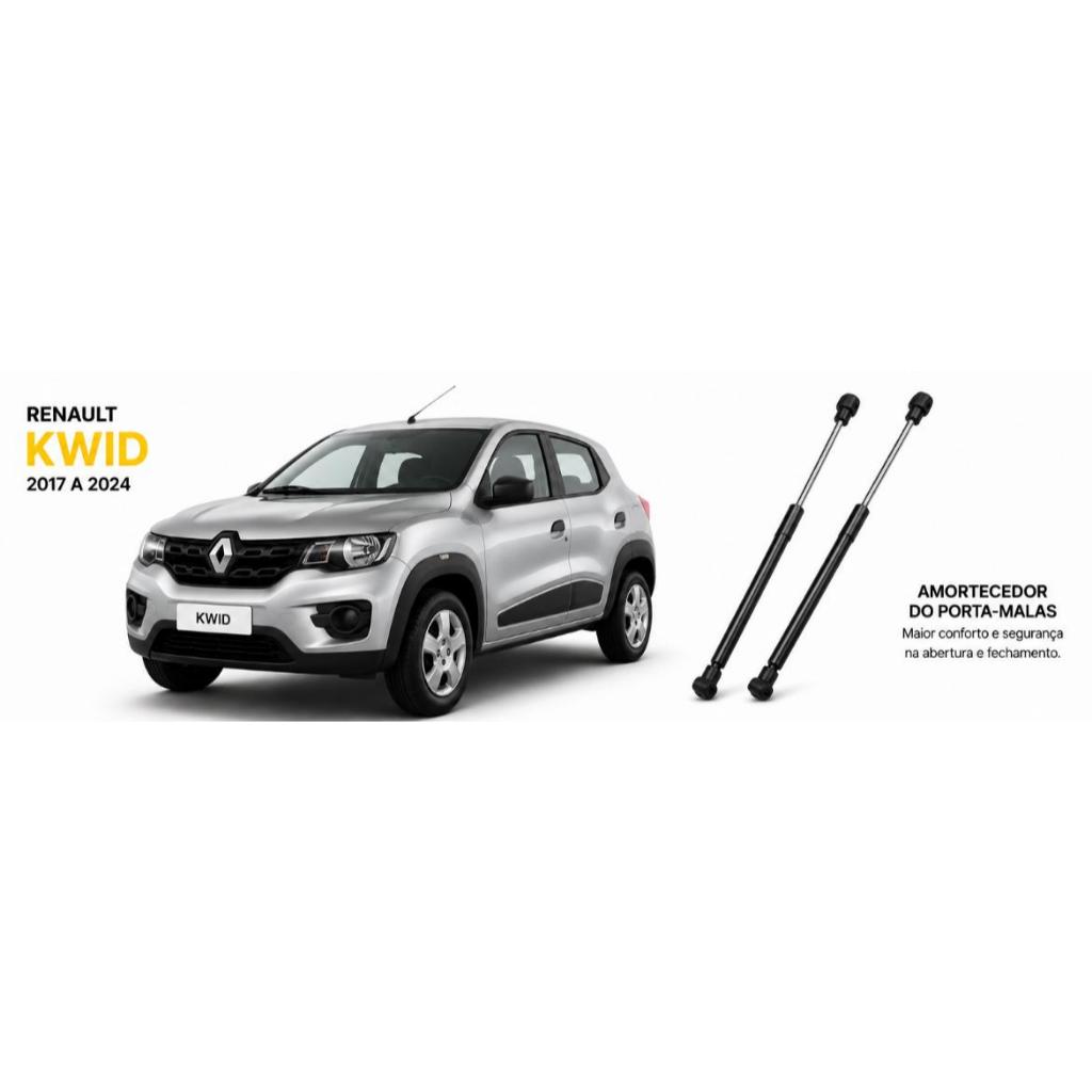 Amortecedor Mola a Gás Porta-Malas Renault Kwid 2017 a 2025 – Par 2 Unidades