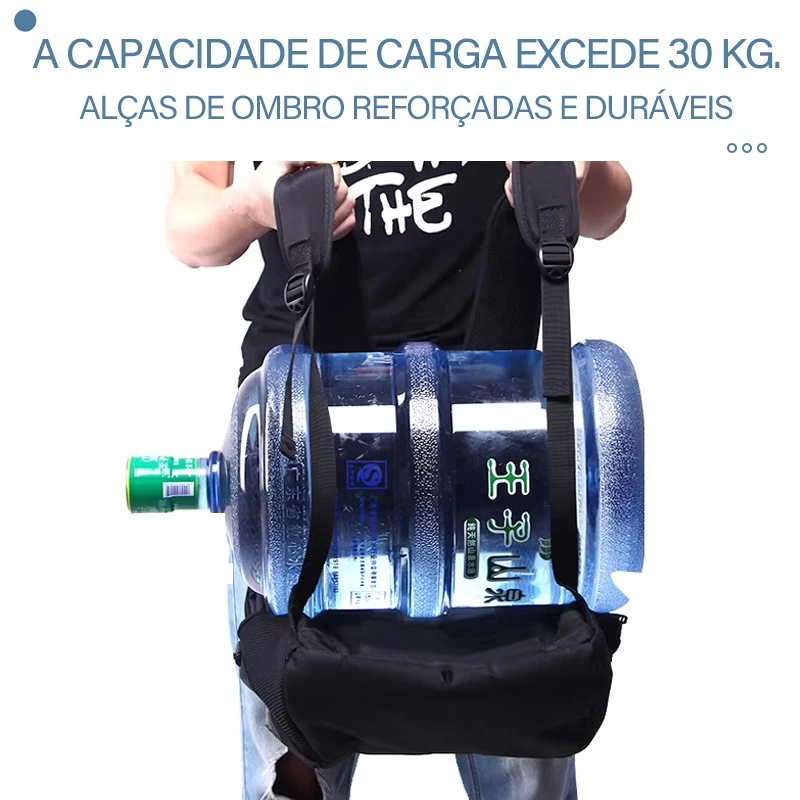 Mochila Masculina Grande Impermeável Reforçada para Notebook Trabalho — foto 6