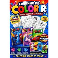 30 Revistas Livrinhos Colorir Infantil Atividades Pintar