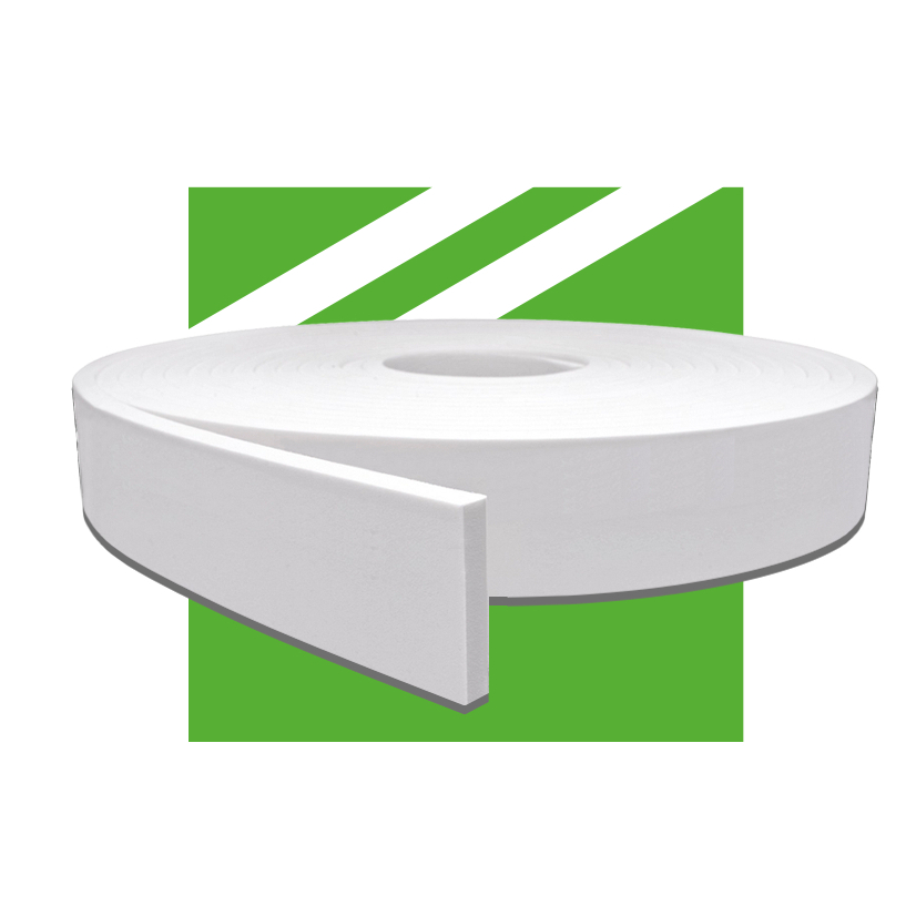 Rodapé Moldura Autocolante Flexível EVA 5x1cm - 10 Metros