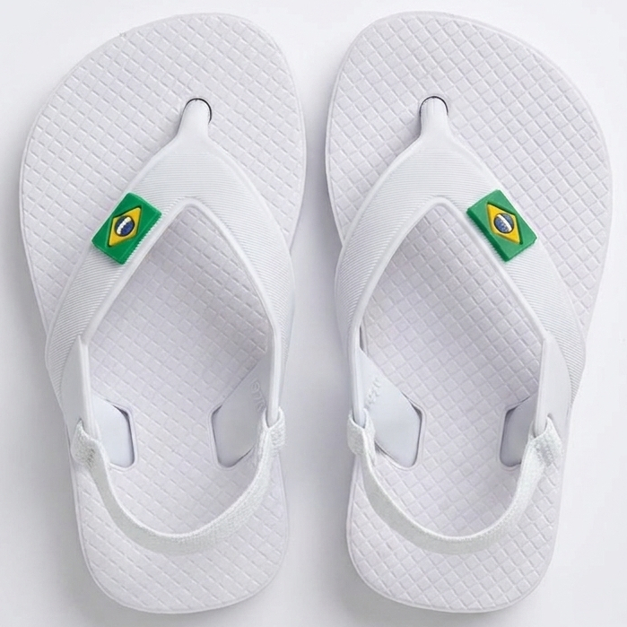 Chinelo Baby Masculino Com Elástico Confortável Resistente Antiderrapante Passeio Escola Dia a Dia 19 ao 24