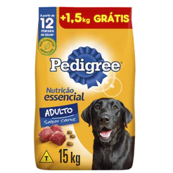 Ração Pedigree Adulto Carne Nutrição Essencial 15kg