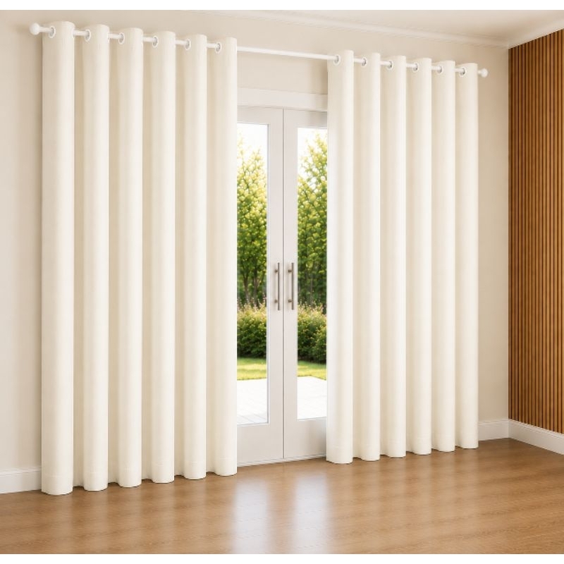 Cortina Para Sala Quarto PREMIUM 3,00x2,40 -Janela Inteira-Decoraçao moderna - Ótimo Caimento - Bloqueia ate 75% da luz