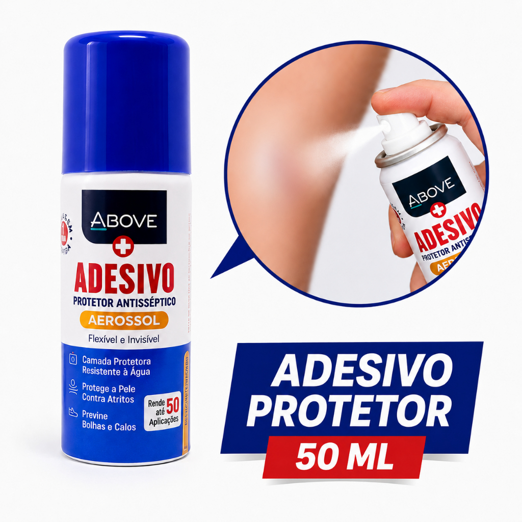 Adesivo Protetor Spray Above Antisséptico Aerossol Curativo Líquido 50ml