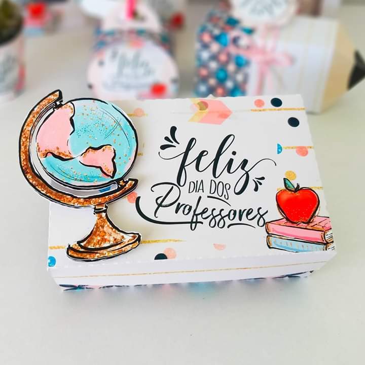 Caixinha Personalizada Dia dos Professores | Lembrancinha para Professor  I Doces I bombons I brigadeiro