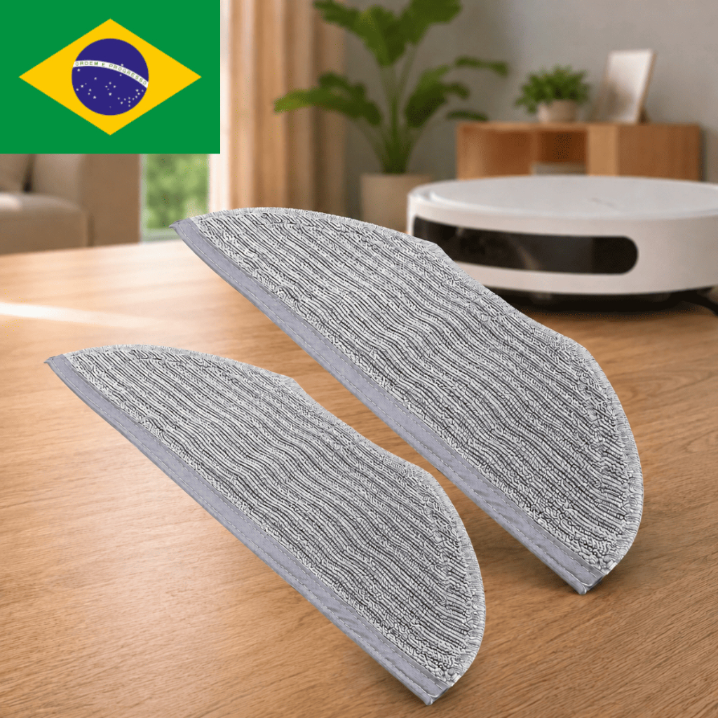 Imagem Kit Panos Mop para Robô Aspirador Compatível com Xiaomi S40C S40 H40 Microfibra