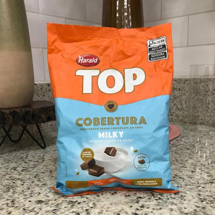 Cobertura Milky em Gotas - 1,01kg - 1 unidade - Harald - Rizzo