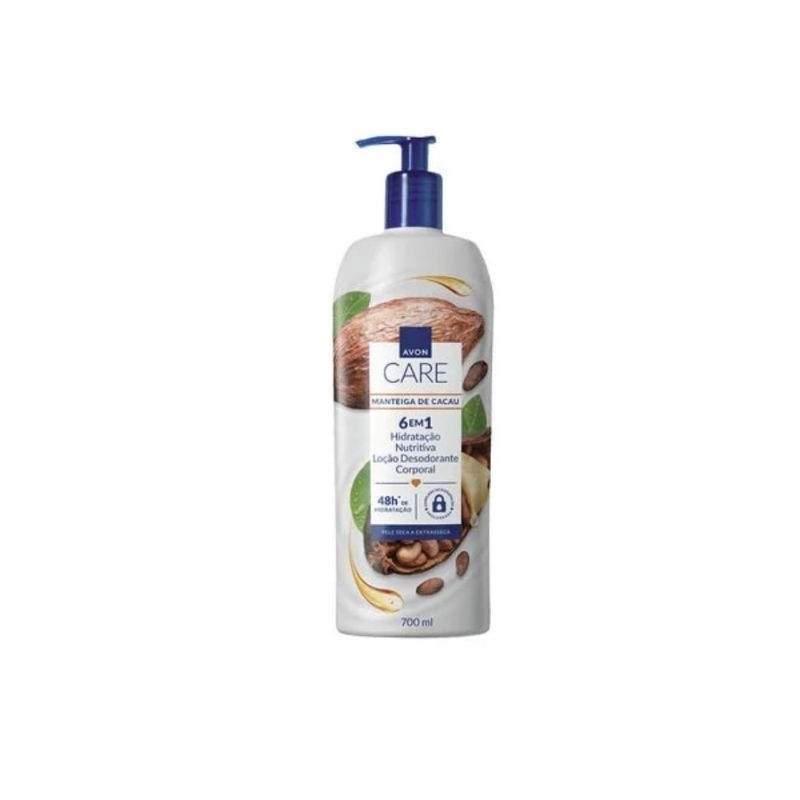 Loção Desodorante Corporal Manteiga De Cacau Frutas vermelhas Macadâmia 700ml avon
