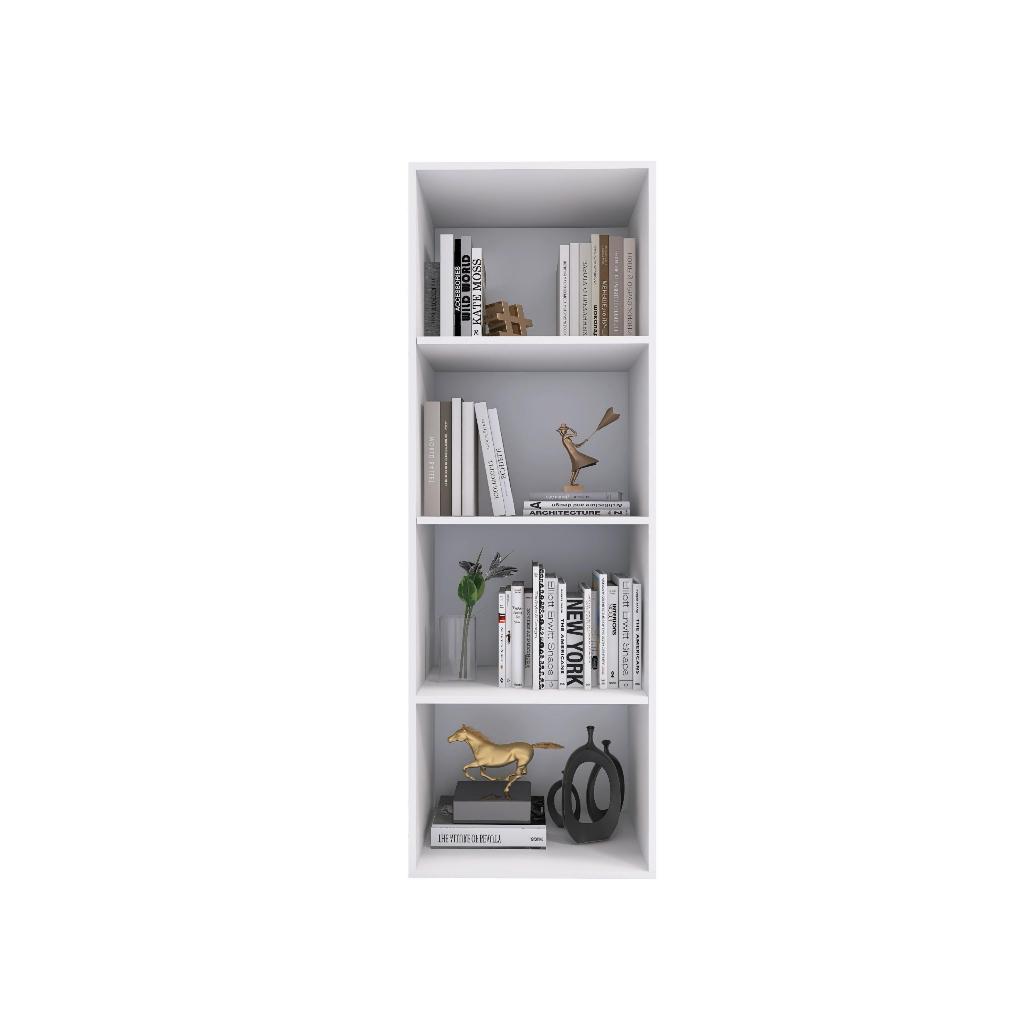 Estante Livreiro  Guarda Livros Armário Organizador Com 4 Prateleiras e Gold Luxo -  Móveis