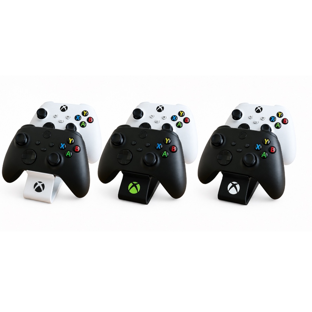 Suporte Premium Para 2 Controles Xbox X/s Acabamento e Resistencia Apoio De Mesa