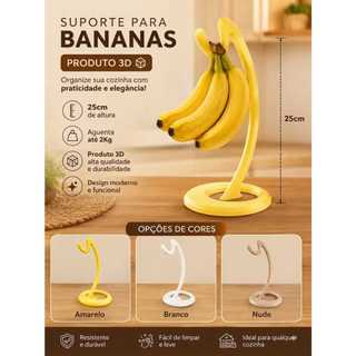 "Organizador de Frutas", "Fruteira", "Suporte 3D", "Cozinha Moderna" Suporte para  Banana 3D, Organizaçao, Qualidade 3D.