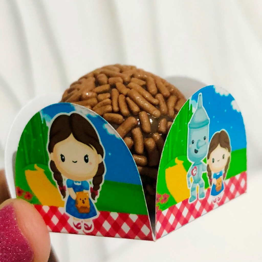 Forminha para Doces O Mágico de Oz | Porta Brigadeiro e Beijinho | Personalizado Festa Infantil