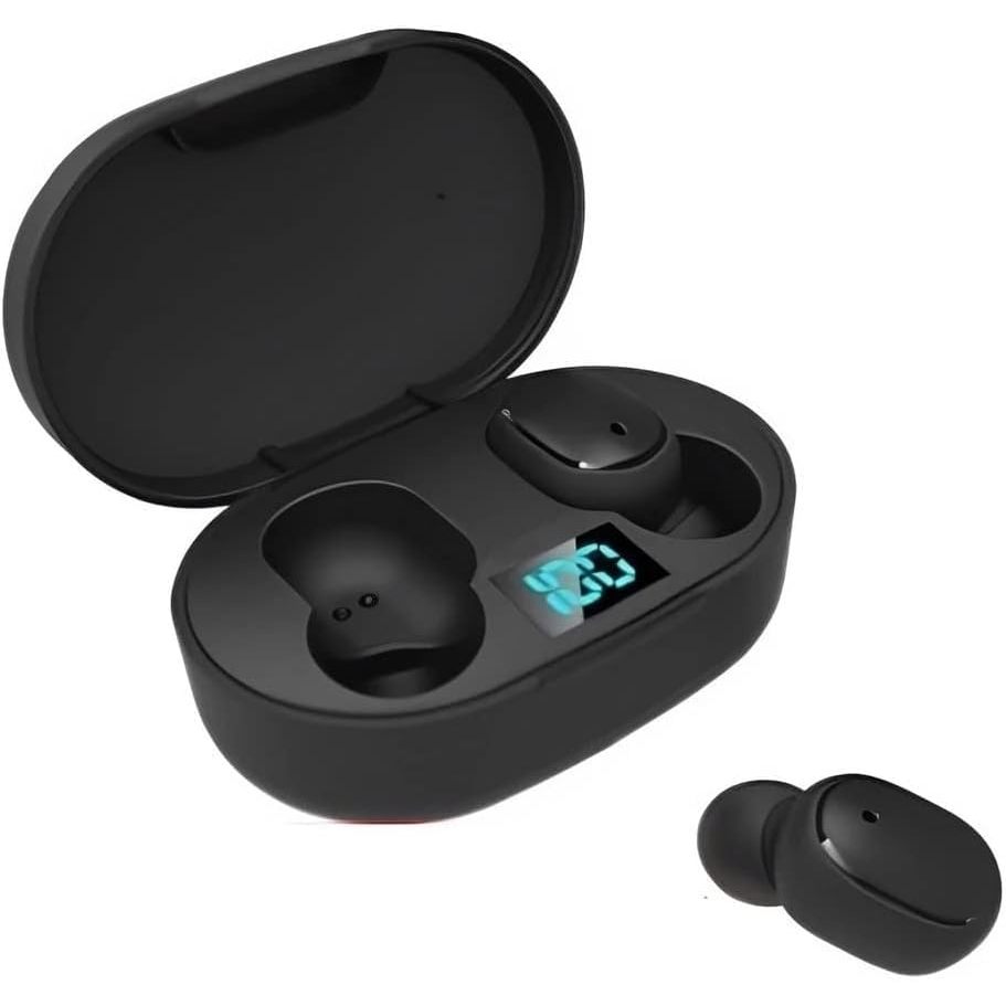 TWS E6S Fones De Ouvido Bluetooth Sem Fio com Cancelamento de Ruído e Microfone