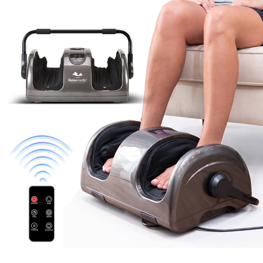 Massageador Elétrico Pés Shiatsu Aquecimento Foot Relaxmedic