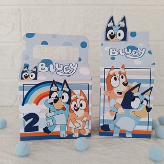KIT CAIXAS PERSONALIZADAS TEMA BLUE E PINGO MENINO/ CAIXAS COLADAS COM NOME E IDADE/ LEMBRANCINHAS FESTA ANIVERSÁRIO