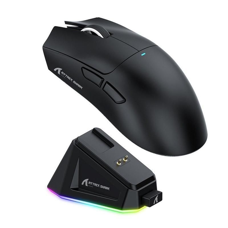 Mouse Gamer X11 Attack Shark Tri Mode 22000dpi Paw3311 Dock