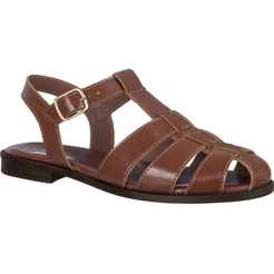 Sandália Feminina Tiras Entrelaçadas Fisherman Fivela Ajustável Rasteira Conforto Casual Elegante Athena GiGiL