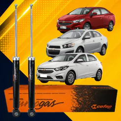 Par Amortecedor Traseiro Onix Prisma 2012 A 2019 Sonic Joy