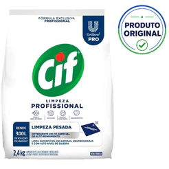 CIF PÓ Limpeza Profissional 2,4kg Limpeza Pesada - NF ENVIO RÁPIDO