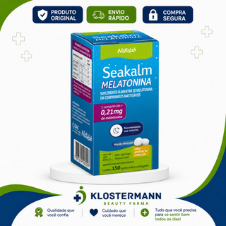 Seakalm Melatonina 0,21Mg Com 150 Comprimidos - Natulab
