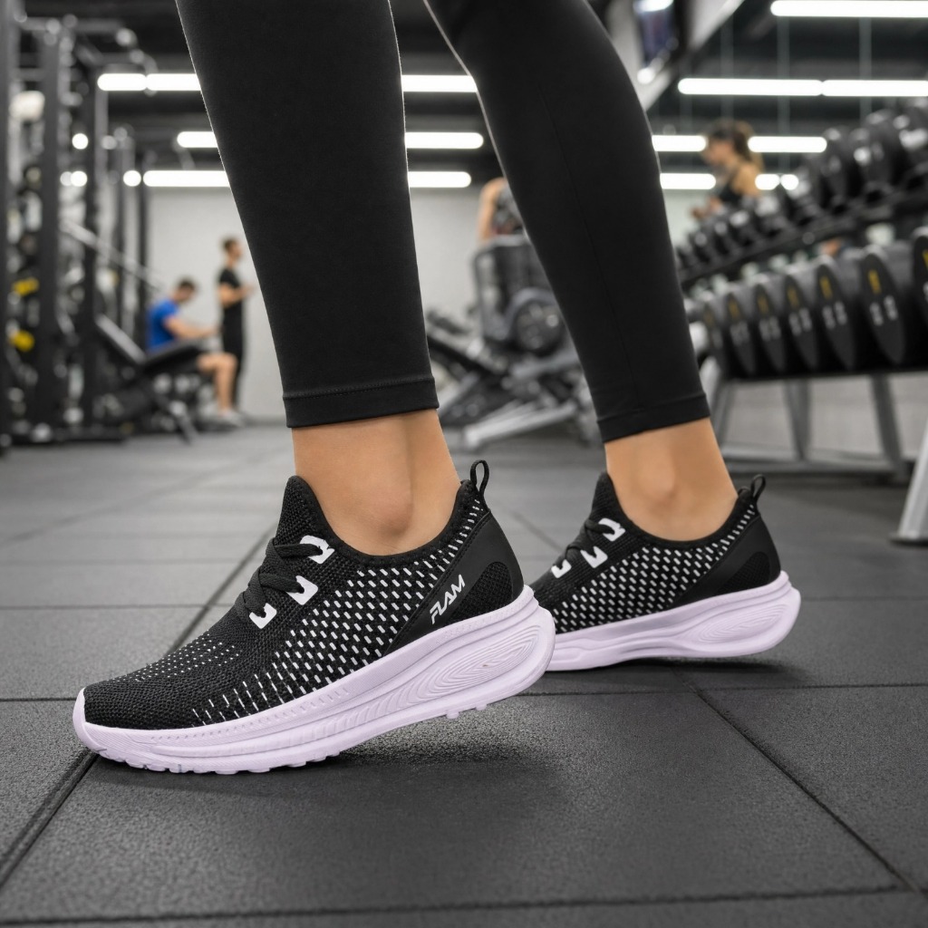 Tenis Esportivo Feminino Fashion Elegante confortavel Academia Caminhada Crossfit Treino