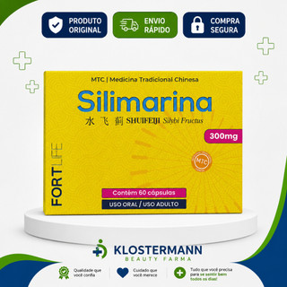 Silimarina 300mg Com 60 Cápsulas - Fortlife