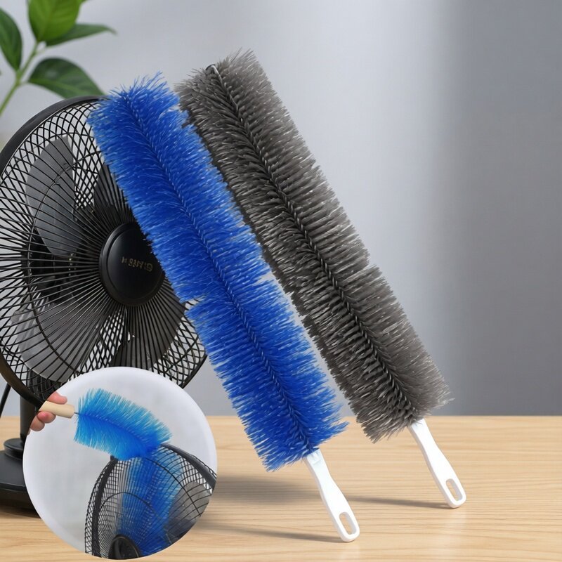 2PCS Escova Dobrável de Microfibra 360° para Limpeza de Ventilador Ar-condicionado e Janela