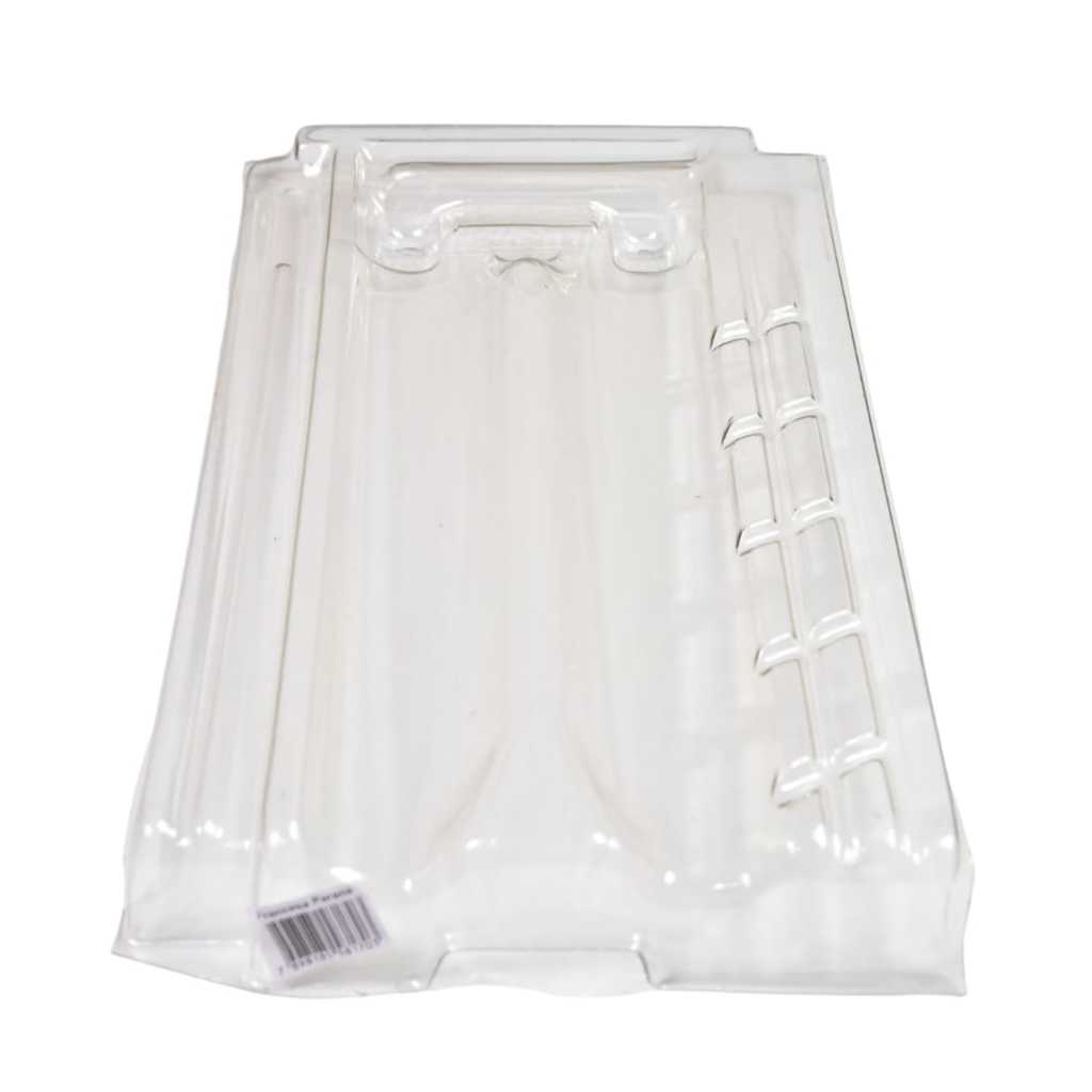 Kit com 20 Telhas Transparente Francesa Paulista Medida 42x24cm Termo-formado claridade que você precisa, luz natural