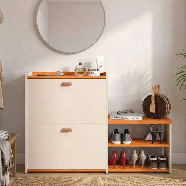 Sapateira Organizadora Sapato Banquinho Prateleira Gaveta Basculante Hall de Entrada Closet Luxo