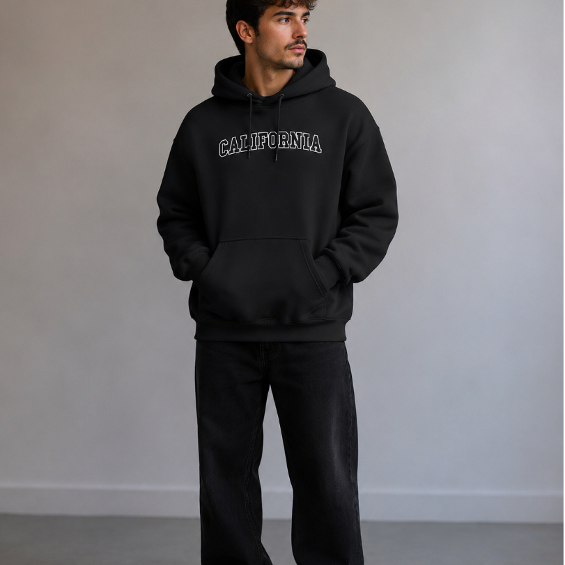 Moletom  blusa de frio California Unissex Algodão Flanelado