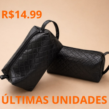 Necessaire bolsa masculina organizadora viagem faculdade academia