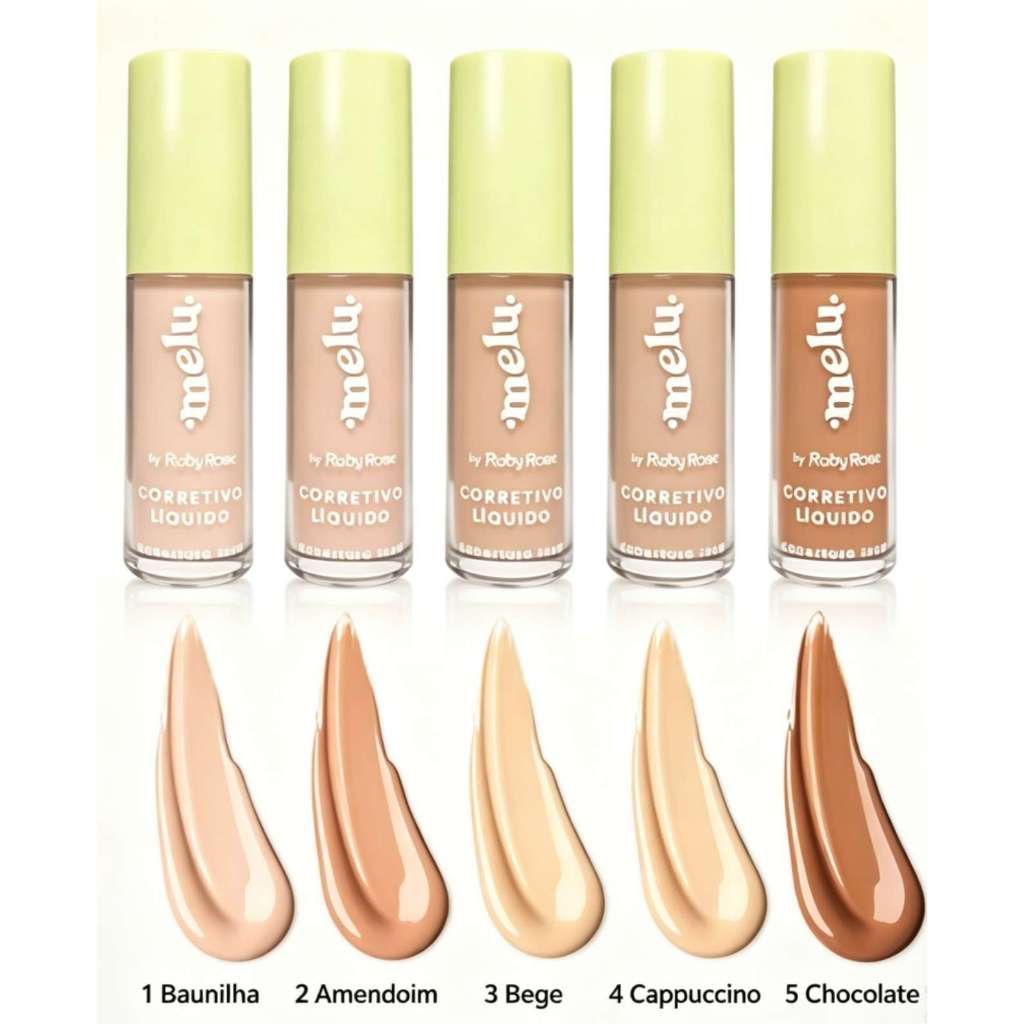 Melu by Ruby Rose HB-8104 Fashion Light Coverage Liquid Concealer Corretivo Líquido de Cobertura Leve