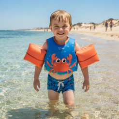 Boia Colete Salva Vidas Flutuador Infantil Até 25kg Não Fura Segurança Para Piscina e Praia