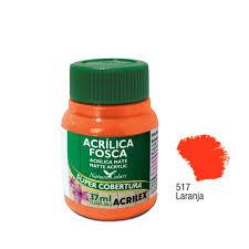 TINTA ACRÍLICA FOSCA 37ML LARANJA – 35400517 – UNITÁRIO — imagem 2 de 2
